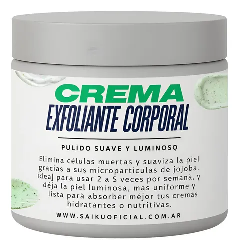 Crema Exfoliante Pulidora Corporal 250grs Con Jojoba Golden