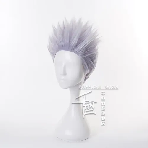 Jujutsu Kaisen Gojo Satoru Cosplay Peluca Corto Pelo 30cm T