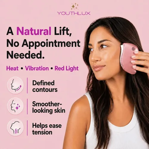 Masajeador Facial Youthlux Prosculpt Gua Sha Calentado En Or