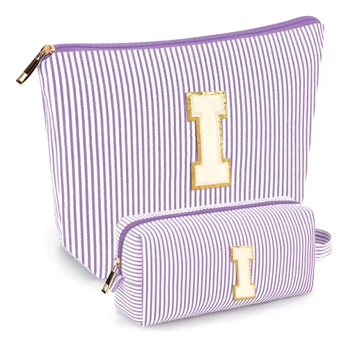 Set De Bolsas De Maquillaje Mibasies Purple I Para Mujeres Y