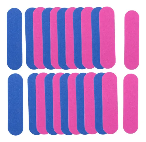 100 Limas De Uñas De Doble Color Para Madera, Lijado 180/24