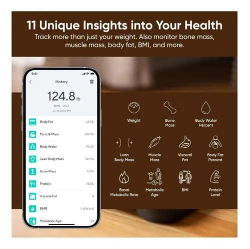 Wyze Scale S: Báscula De Peso Corporal Para Baño, Bluetooth