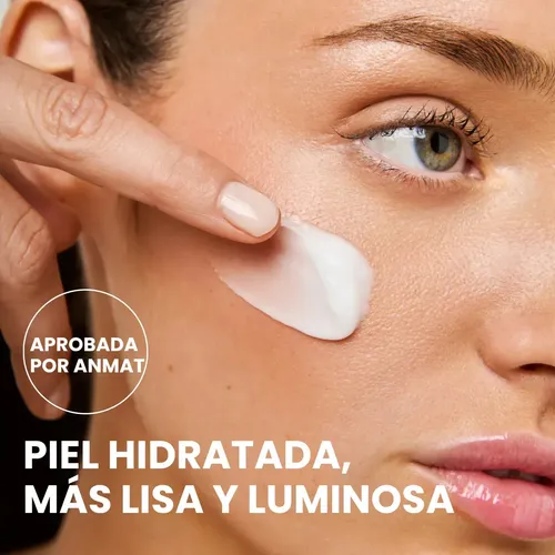 Crema Hidratante Facial Acido Hialurónico Niacinamida | Día y noche | Liviana | Piel Normal Mixta Grasa Seca | Antiarrugas | Suavizante | Mejora Firmeza y Elasticidad