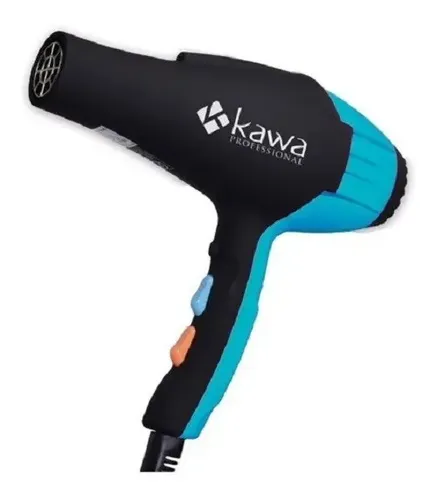 Secador De Pelo Profesional Kawa Sapphire 9100 2300w Color Negro con azul