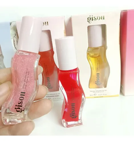 Gloss Labial Con Miel 8ml,hidratación Intensa,cherry Flavor