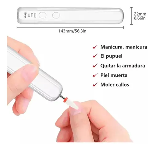 Lima Eléctrica For Pies, Pulidora De Uñas Y Pedicura .
