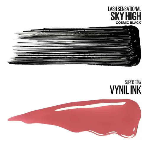 Set De Maquillaje Maybelline: Mascara Cosmic + Vinyl