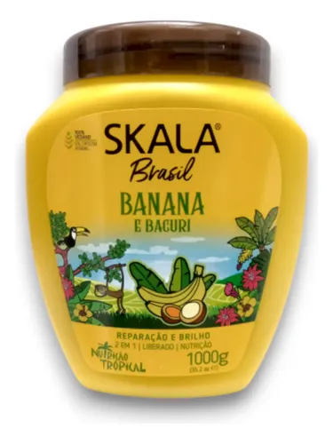 Skala Mascara Crema Peinar Brasil Banana Curly Vegana 1kg