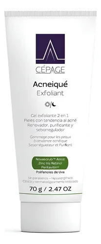 Cepage Acneique Gel Exfoliante 70 Gr Pieles Acneicas Grasas
