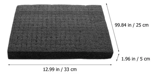 Black Foam Jewelry Case Insert Sponge Pad For Earphone Use