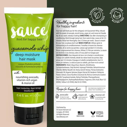 Mascarilla Capilar Sauce Beauty Guacamole Whip 100 Ml Para C