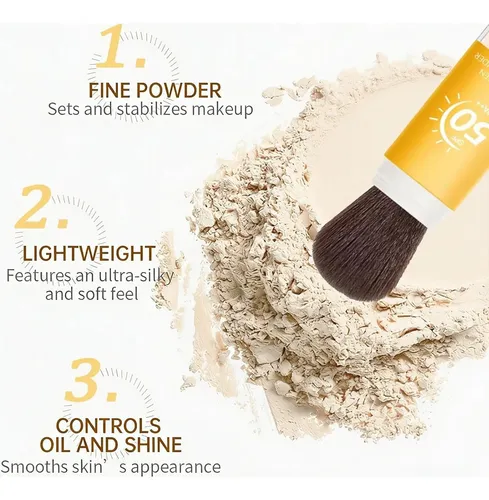 Polvo Spf 50 Mineral Con Brocha Integrada