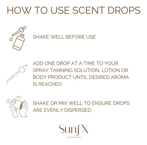 Aditivo Bronceador Scent Drops Sunfx Sunless Tropical, 30 Ml