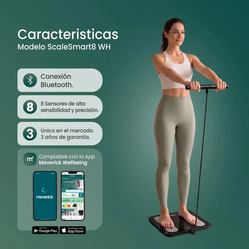 Balanza Digital Inteligente Maverick Smartscale8
