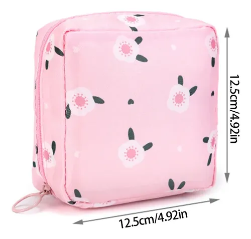 Bolsa De Almacenamiento Para Cuidado Femenino (pk), Almohadi Pink Flowers Not Specified