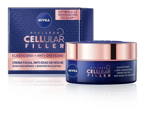 Crema Facial Nivea Cellular Filler Elasticidad Noche 50ml