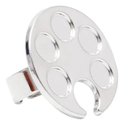 Paleta Para Mezclar Uñas Finger Mini, Herramienta De Metal P