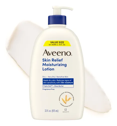 Crema Corporal Aveeno Skin Relief Triple Oat Shea 975ml