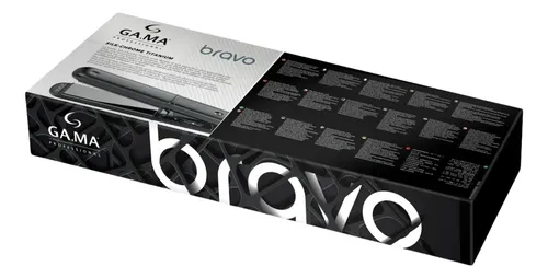 Plancha Pelo Gama Bravo Placas Titanio Oxy Active Antifrizz