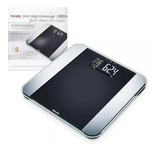 Balanza Digital Con Multidisplay Beurer Bf Li Color Negro