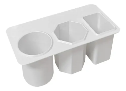 Organizador De Mesa Para Brochas De Maquillaje Negro