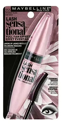 Mascara De Pestañas Lash Sensational Maybelline Lavable Color 255 Brownish Black