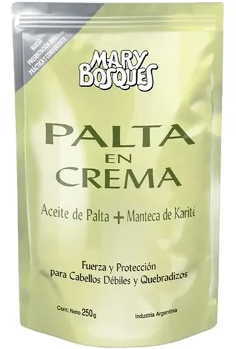 Kit Tratamiento Capilar Palta En Crema Mary Bosques 250gr X6