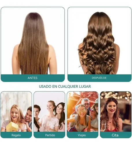Rizador Pelo Sin Calor Rulos For Dormir For Cabello Largo
