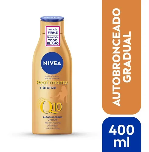 Nivea Q10 Loción Corporal Reafirmante Y Autobronceante 400ml
