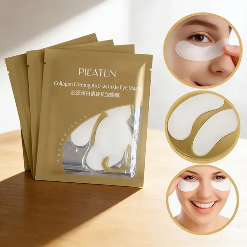 Mascarilla Hidratante De Colageno Ojos Ojeras Parche X3 U