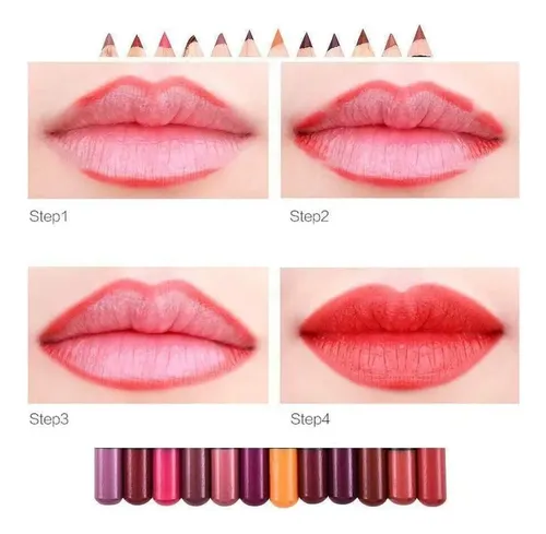 The Perfect Part Set 12 Delineadores Labiales Mate
