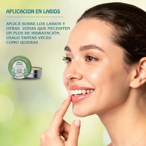 Bálsamo Labial Lata Jengibre Menta Boti-k Puro
