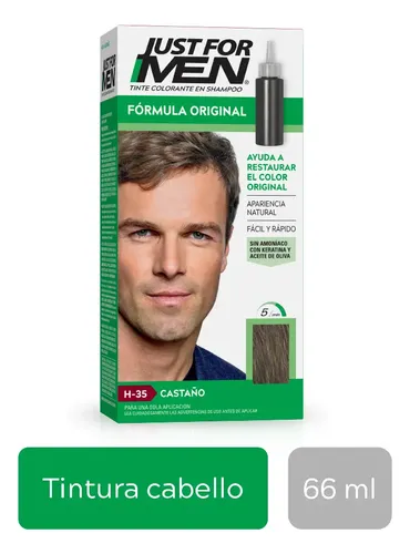 Pack Tintura En Shampoo Just For Men Varios Tonos 6 Unidades