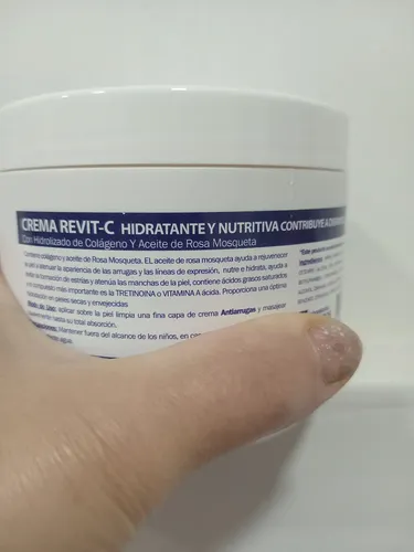 Crema Hidratante Con Colágeno Revit-c X 500cc