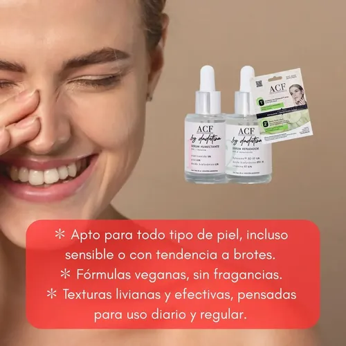Dadatina Skincare Kit Serum 1 Y 2 Hidratante Antiarrugas Acf