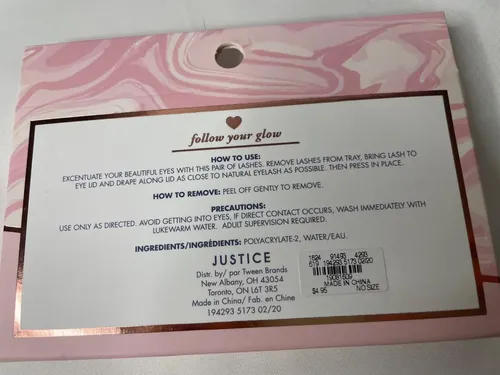 Pestañas Postizas Justice