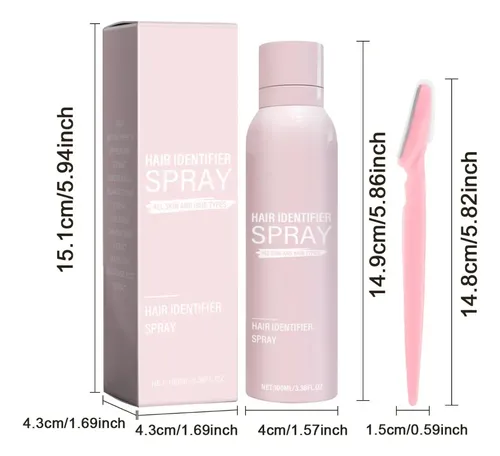 Spray De Identificación De Vello Facial De 100 Ml, Ideal Par