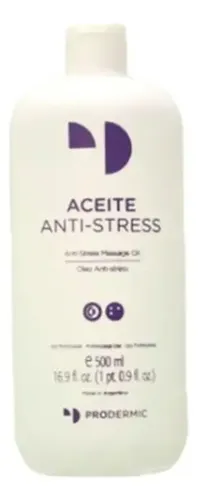Aceite Anti Stress Prodermic – Massage Tipo de envase Pote