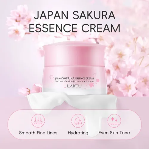 Crema Facial Laikou Japan Sakura Essence 50g Normal Día/noche