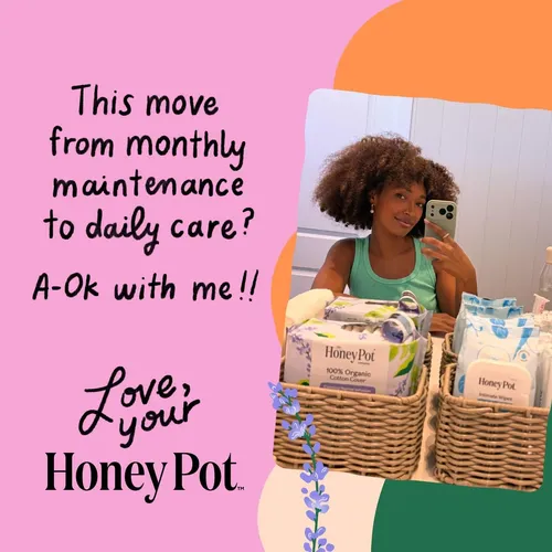 Toallitas Íntimas Sensibles The Honey Pot Company 45 Uds