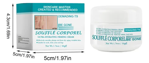 Crema Corporal Reafirmante, Crepe Ultrahidratante Para Piele