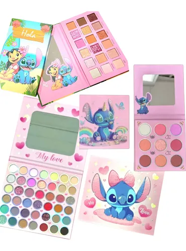 Combo X 3 Paletas Sombras Stitch Kit Maquillaje