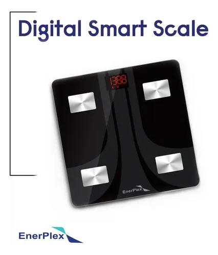 Báscula De Grasa Corporal Bluetooth Enerplex Fit 2020 Con Ap