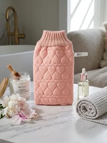 Guante De Baño Corazón
