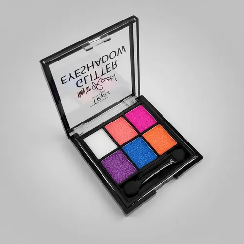 Paleta Glitter Tejar 6 Tonos Brillantes