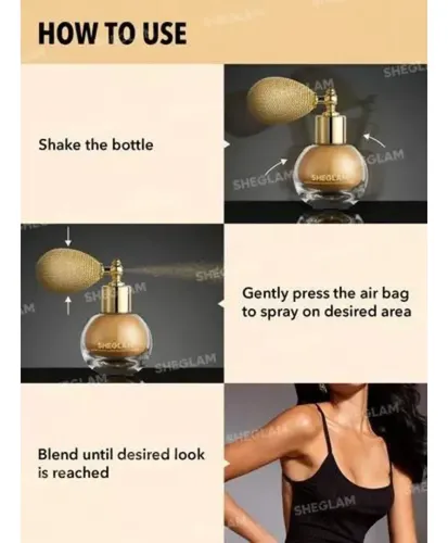 Sheglam Go Go Glow Bruma Corporal Iluminador Dorado