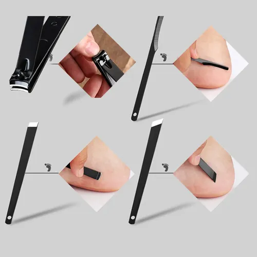 Set De Manicura Con Cortaúñas, Set Profesional De Pedicura