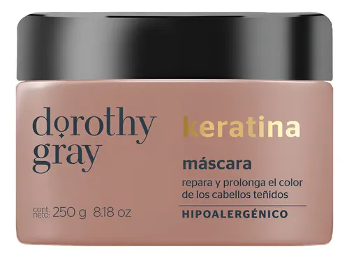 Baño De Crema Keratina Dorothy Gray Hipoalergénico X 250 Grs