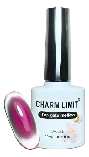 Esmalte Charm Limit Top Gato Mellizo Semipermanente 10ml Top Gato Mellizo