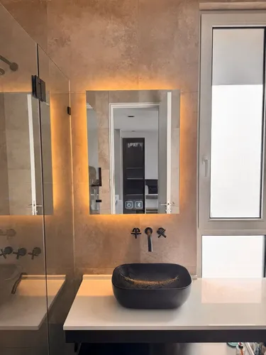 Espejo Led 60×90 Cm Bluetooth Parlante Musica Luz 3 Tonos